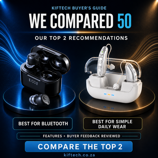 We Compared 50 Affordable Hearing Amplifiers: KifTech’s Top 2 Picks for South Africa