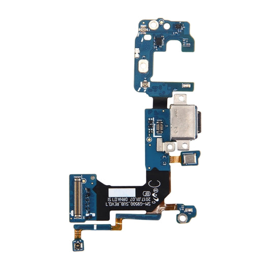 Replacement charging port board for Samsung Galaxy S8/G9500, a phone repair part for technicians, visible as a small electronic board.